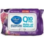 دستمال مرطوب پاک کننده آرایش دافی مدل Q10 (طرح میوه انجیر) بسته ۵۰ عددی